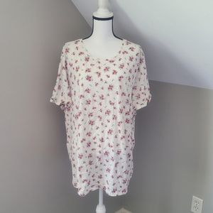 Torrid Relaxed Fit Heritage Slub Roll Sleeve Tee